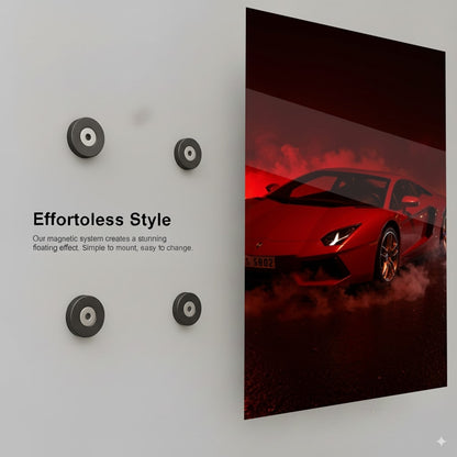 Crimson Speed Demon - Installation Mockup