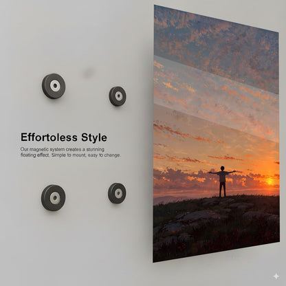 Golden Hour Embrace - Installation Mockup