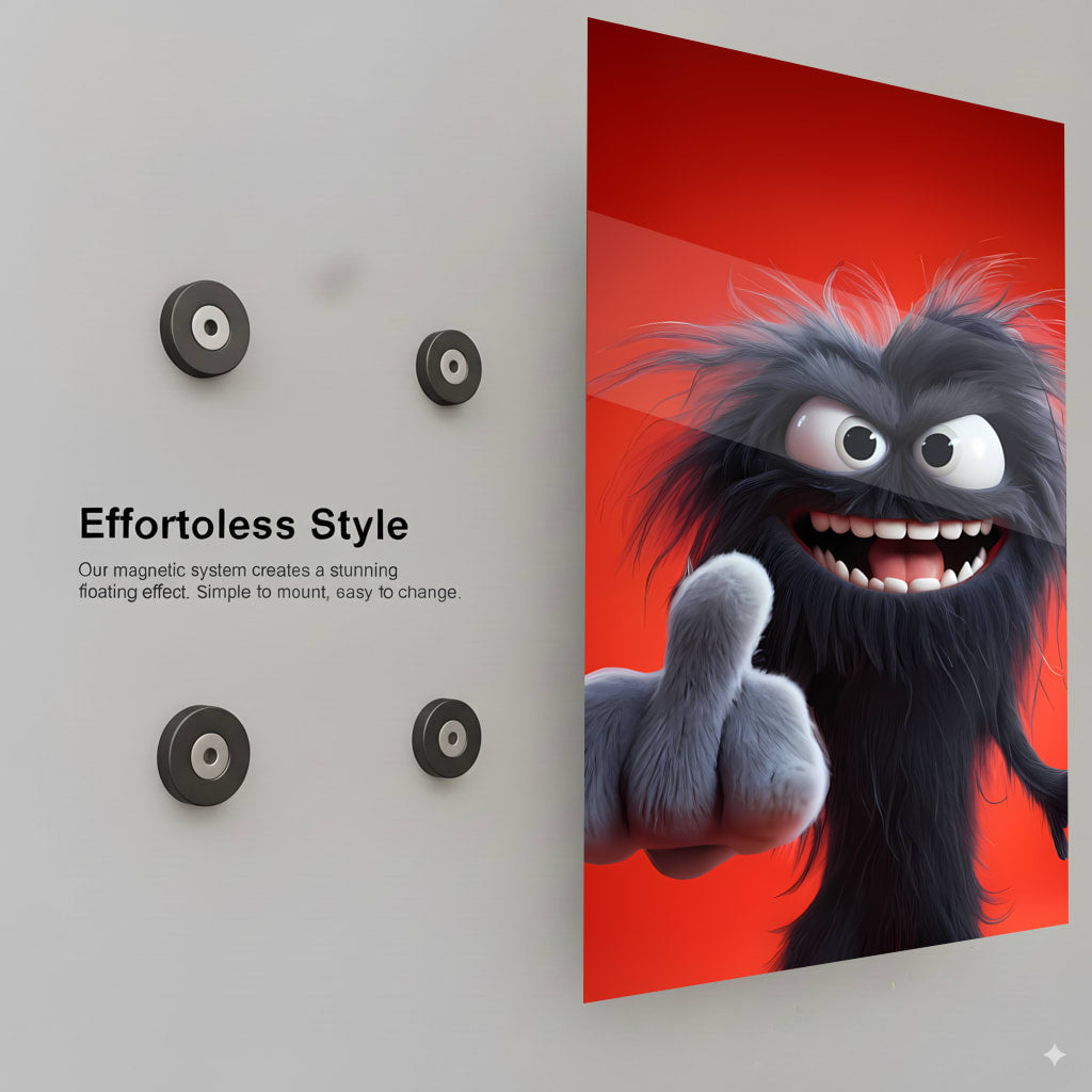 Middle Finger - Installation Mockup