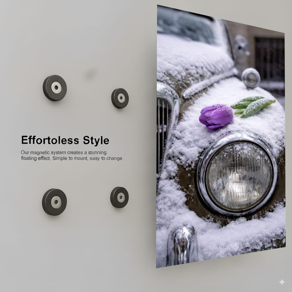 Winter's Floral Embrace - Installation Mockup