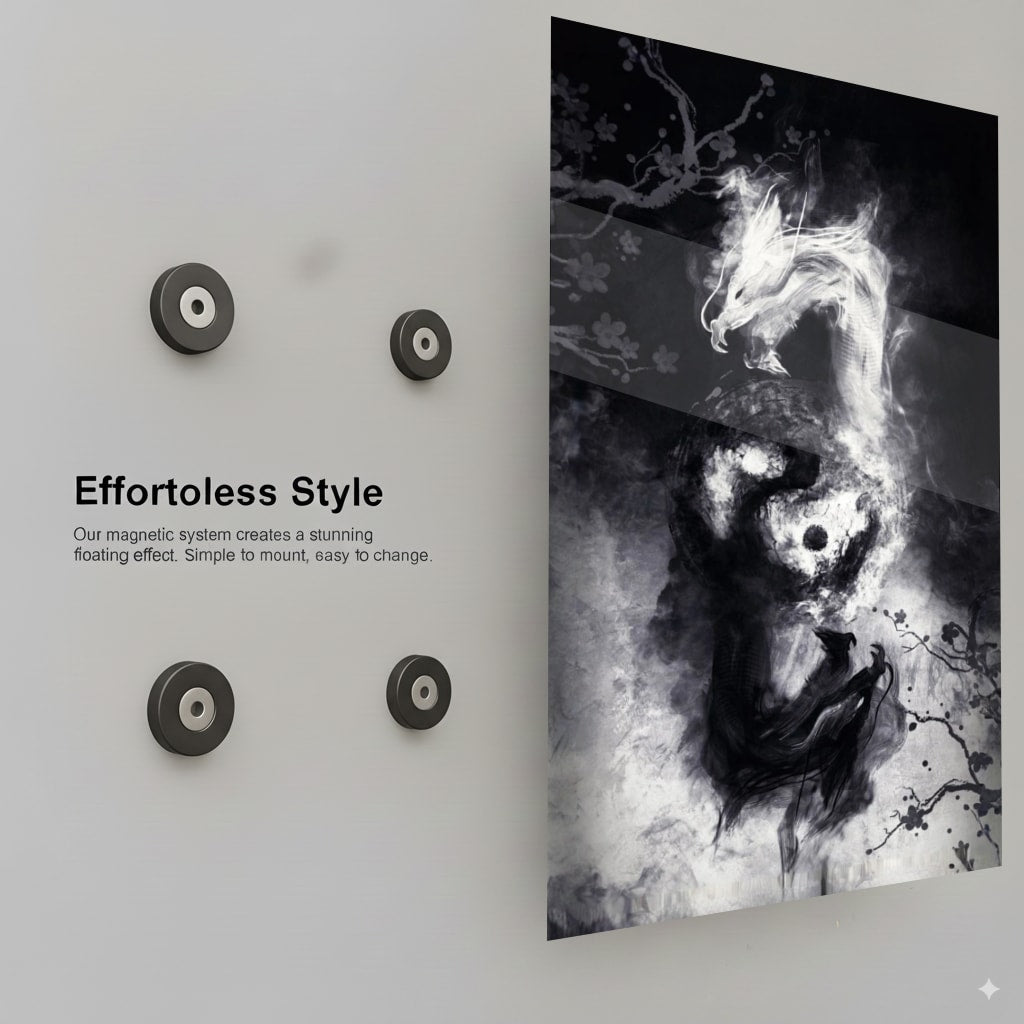 Yin Yang Dragons - Installation Mockup