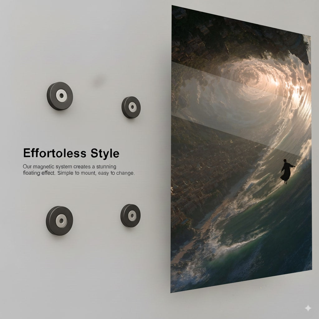 Ocean's Majestic Embrace - Installation Mockup