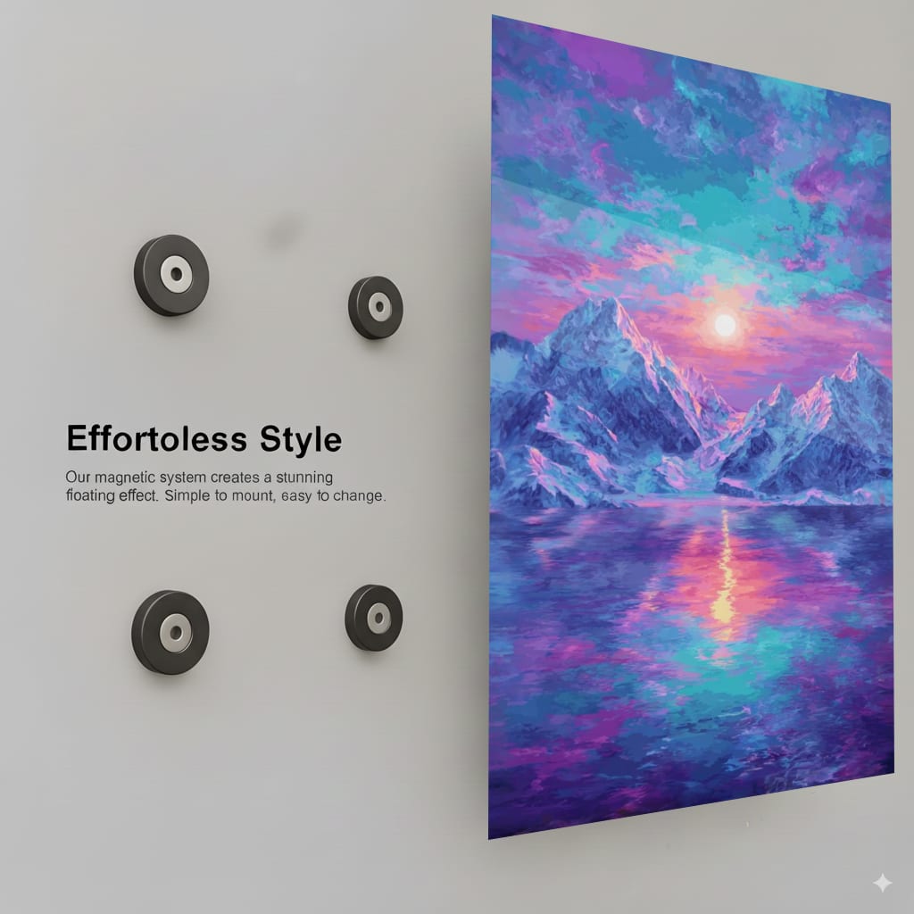 Majestic Mountain Mirage - Installation Mockup