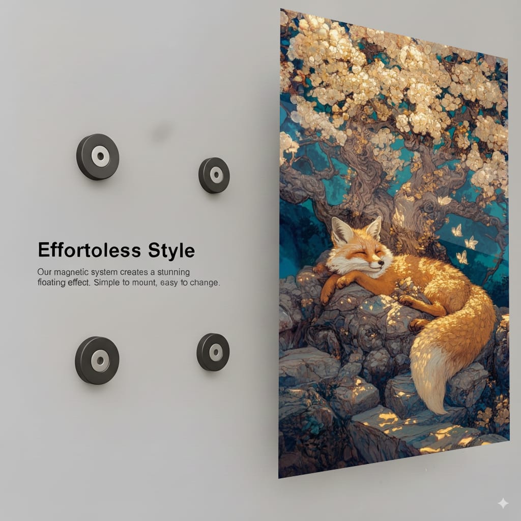 Fox's Forest Slumber - Installation Mockup