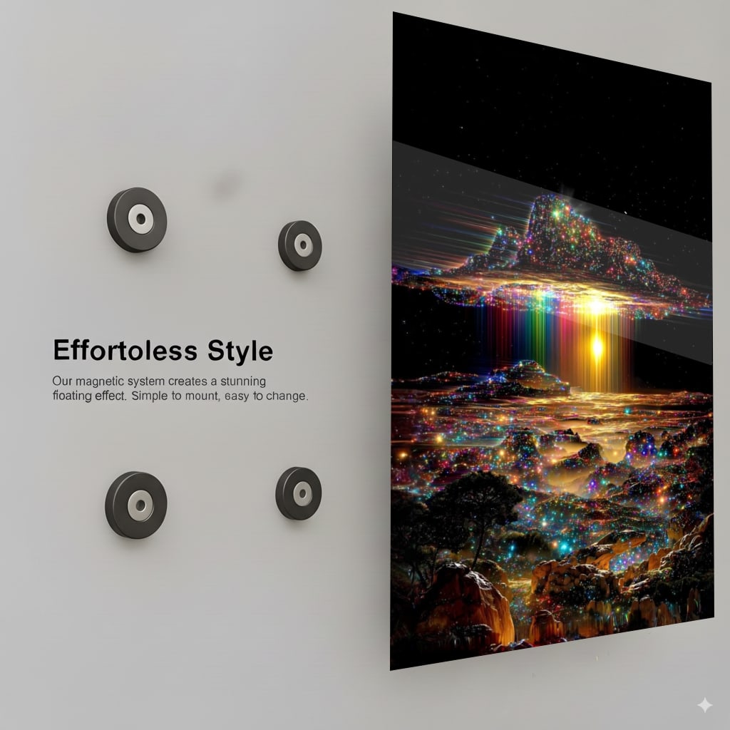 Cosmic Light Mountain - Installation Mockup