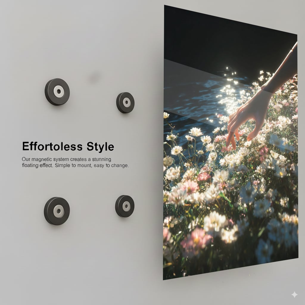 Floral Touch Serenity - Installation Mockup