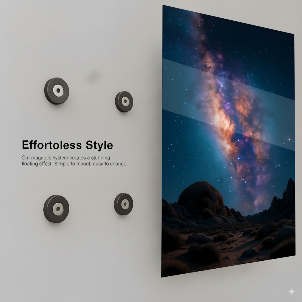 Cosmic Desert Night - Installation Mockup