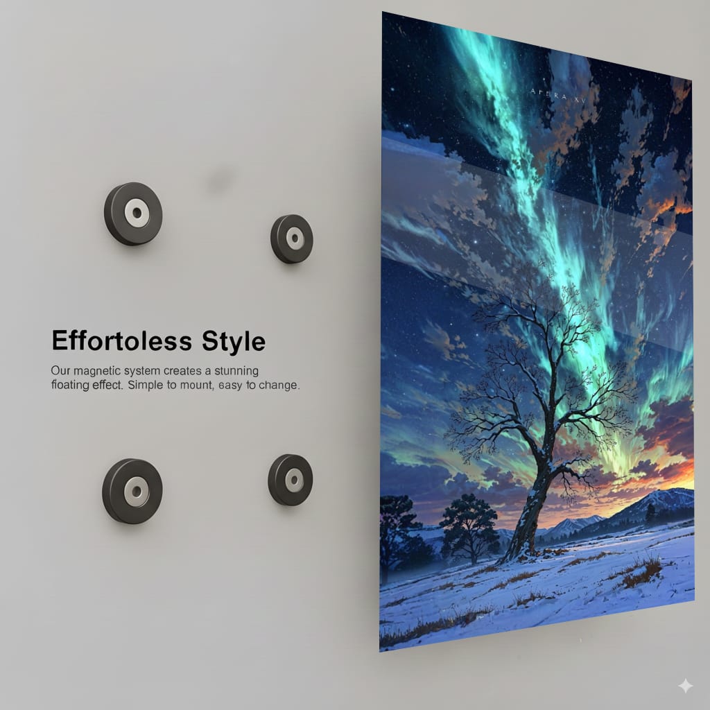 Aurora's Winter Embrace - Installation Mockup