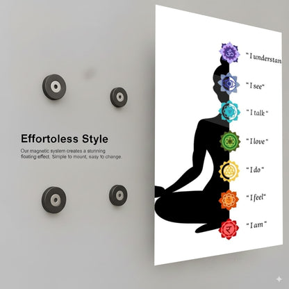 Chakra Alignment Diagram - Installation Mockup