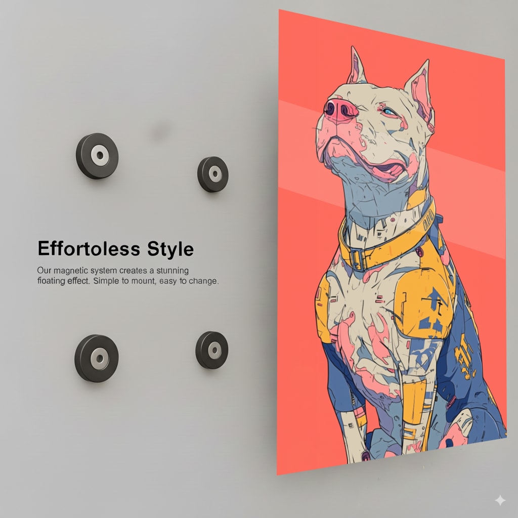 Pitbull -Robo Dog Warrior- - Installation Mockup