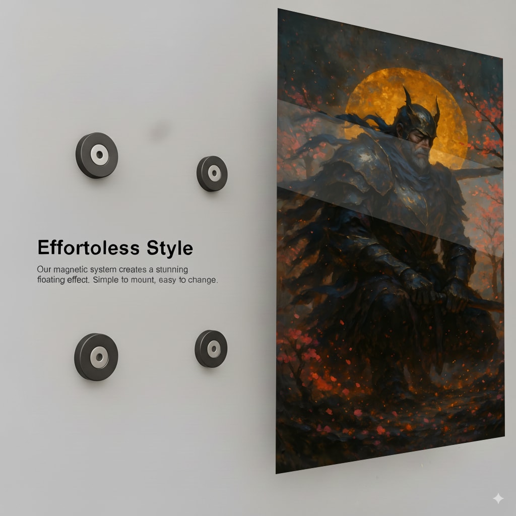 Warrior's Gloomy Serenity - Installation Mockup