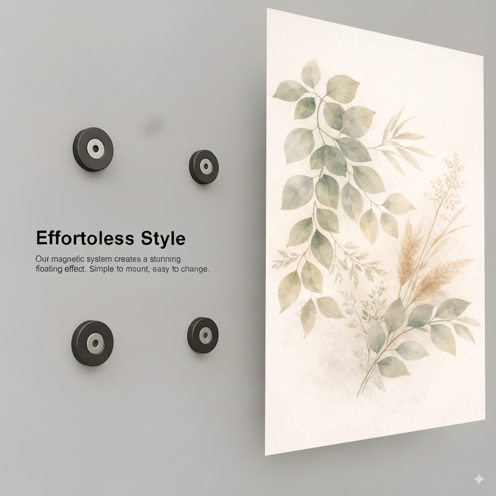 Botanical Watercolor Harmony - Installation Mockup
