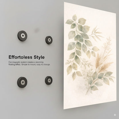 Botanical Watercolor Harmony - Installation Mockup