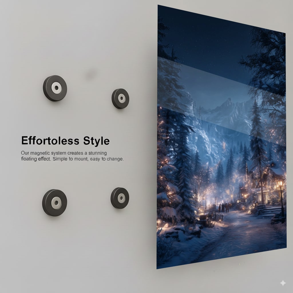 Winter Wonderland Evening - Installation Mockup