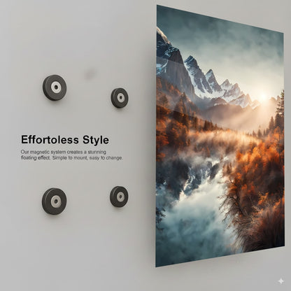 Autumn Mountain Serenity - Installation Mockup