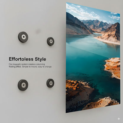 Turquoise Serenity Vista - Installation Mockup