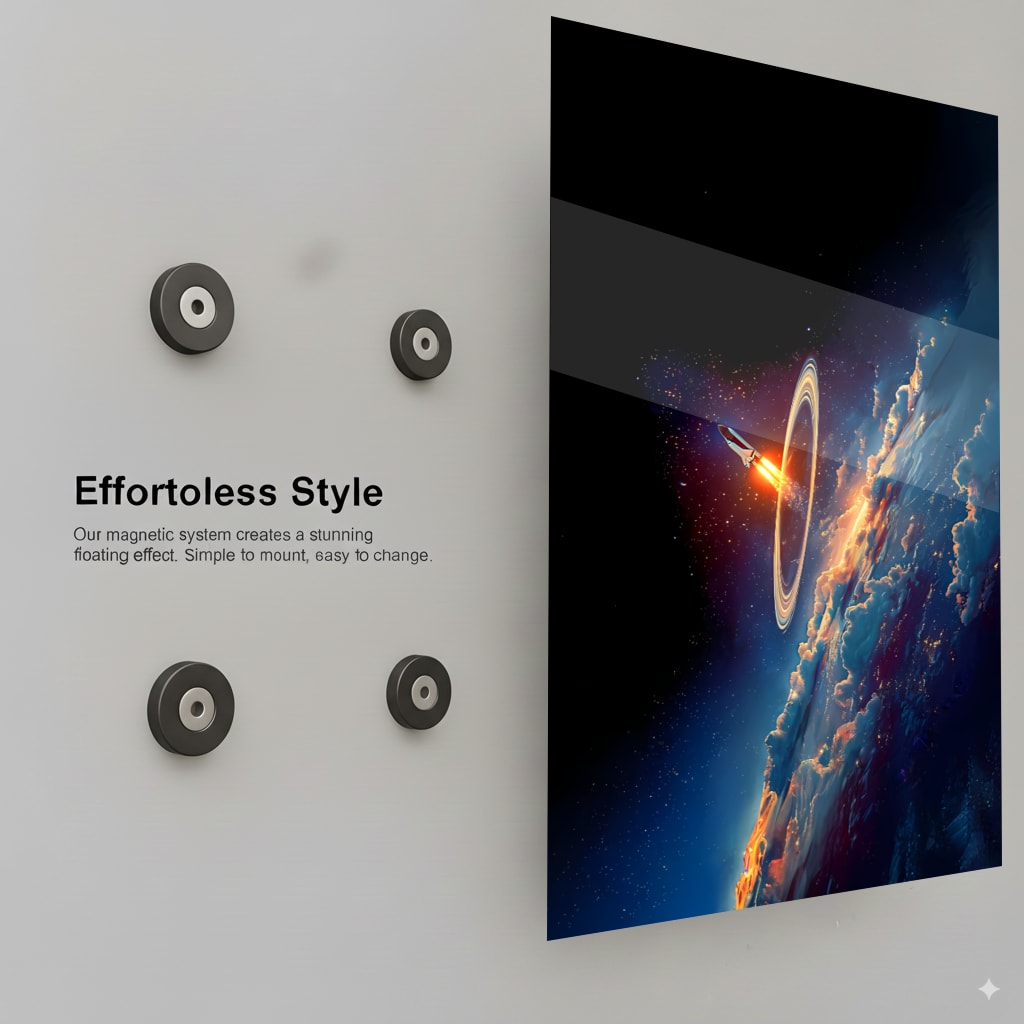 Cosmic Leap Forward - Installation Mockup