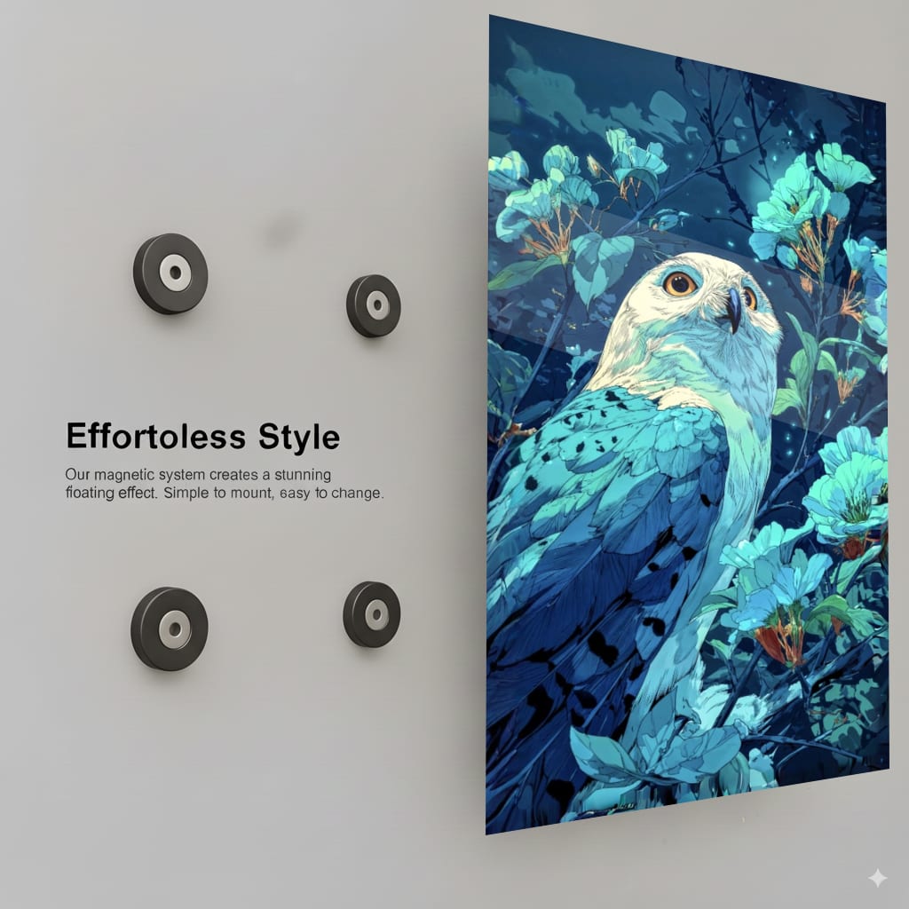 Enchanted Lunar Owl - Installation Mockup