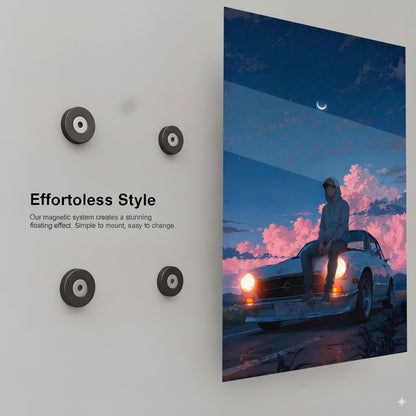 Stargazing Car Ride - Installation Mockup