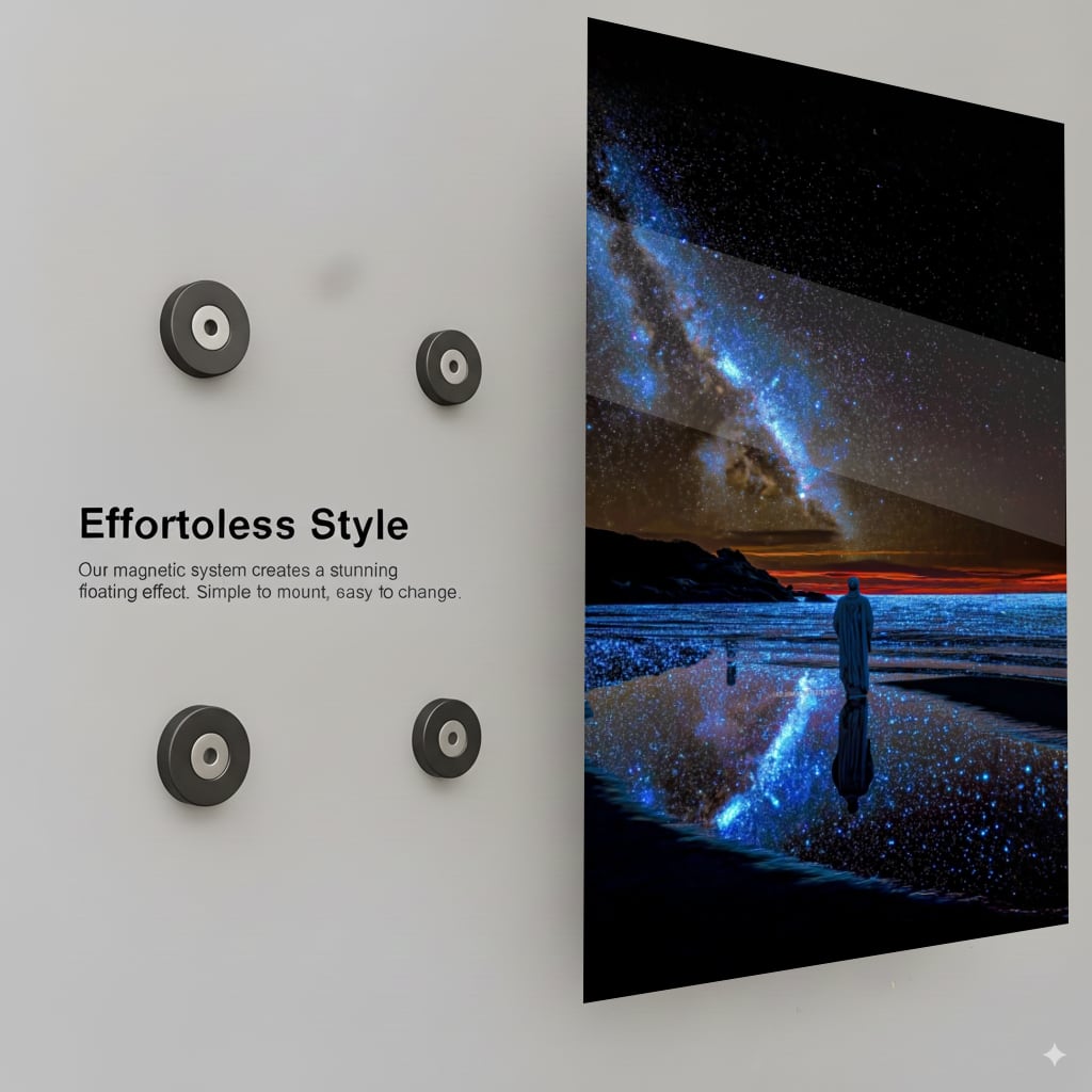 Cosmic Ocean Reflection - Installation Mockup