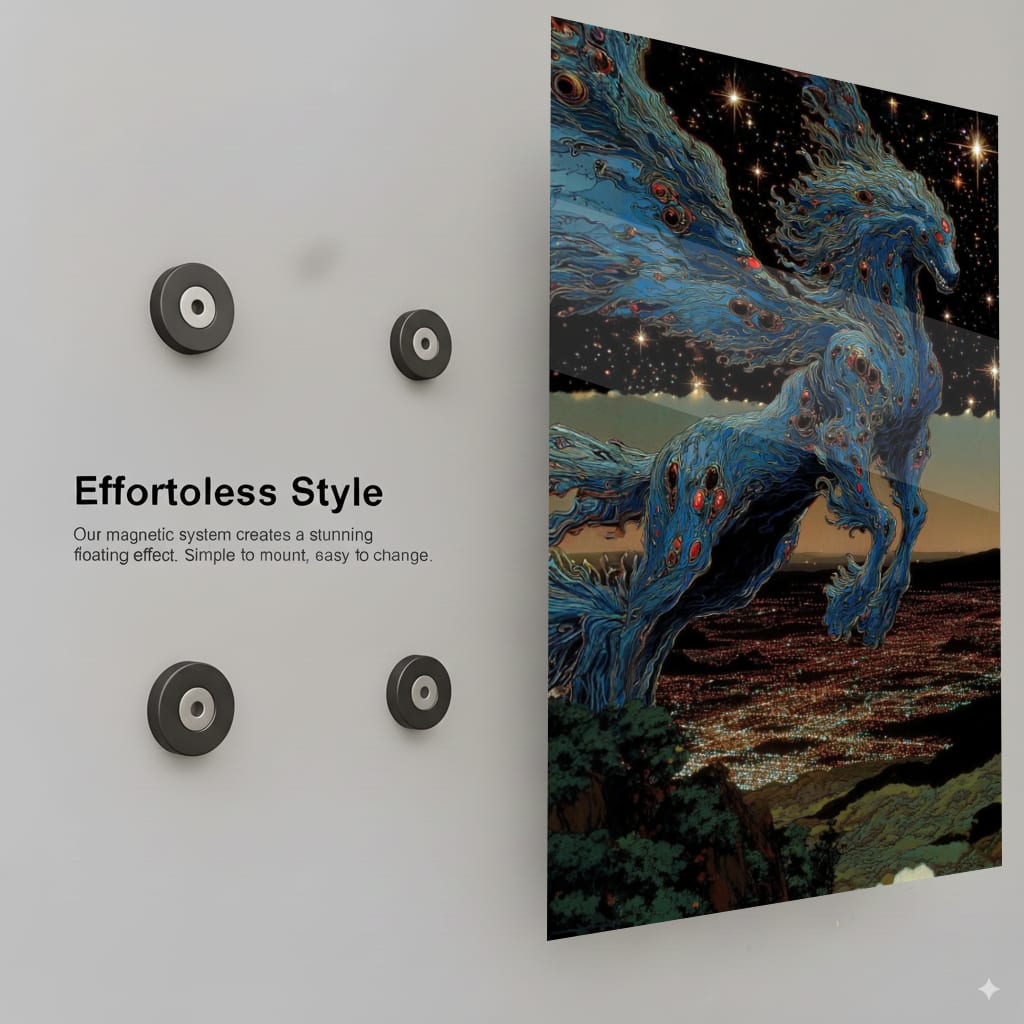 Celestial Blue Beast - Installation Mockup