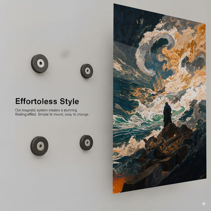 Stormy Seascape Sentinel - Installation Mockup