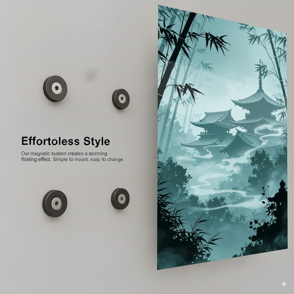 Bamboo Zen Temple - Installation Mockup