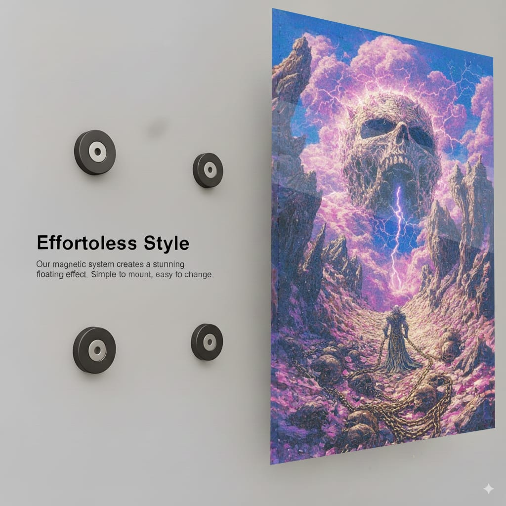 Ethereal Skull Vortex - Installation Mockup