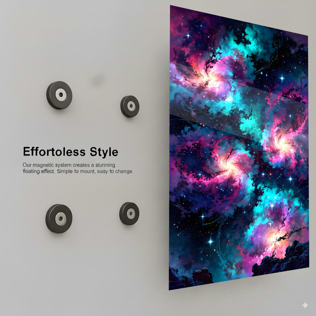 Cosmic Colorful Swirls - Installation Guide