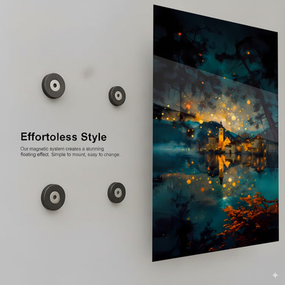 Tranquil Town Reflection - Installation Mockup