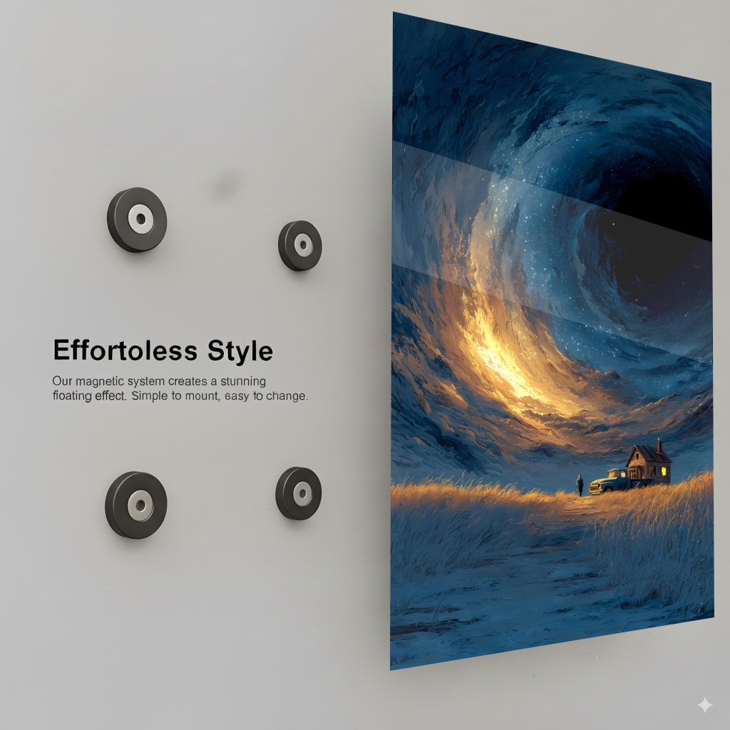 Cosmic Quiet Home - Installation Mockup