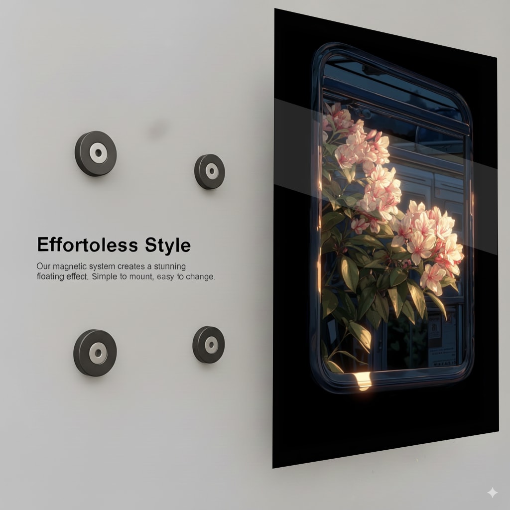 Floral Window Display - Installation Mockup
