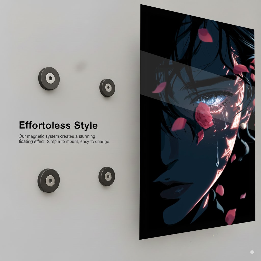 Blooming Sorrowful Tears - Installation Mockup