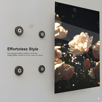 Floral Dreamscape Glow - Installation Mockup