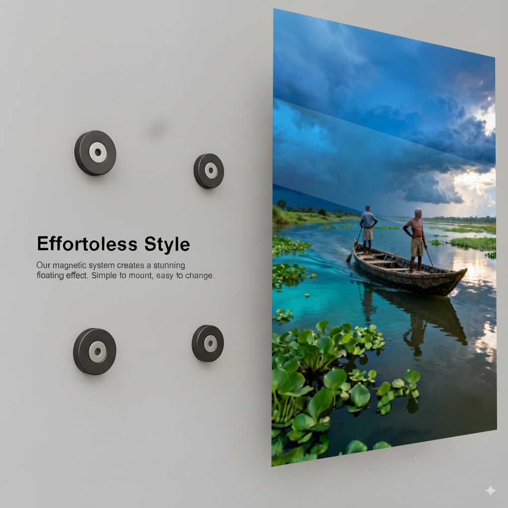 Life Between Storm and Silence - Installation Mockup