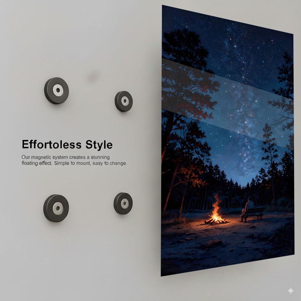 Cosmic Campfire Night - Installation Mockup