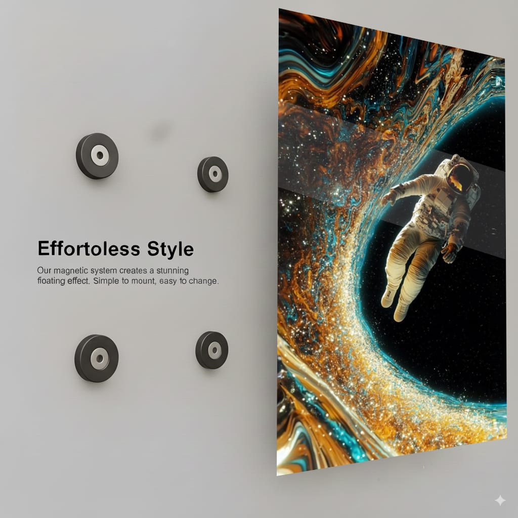 Cosmic Wanderer's Embrace - Installation Mockup