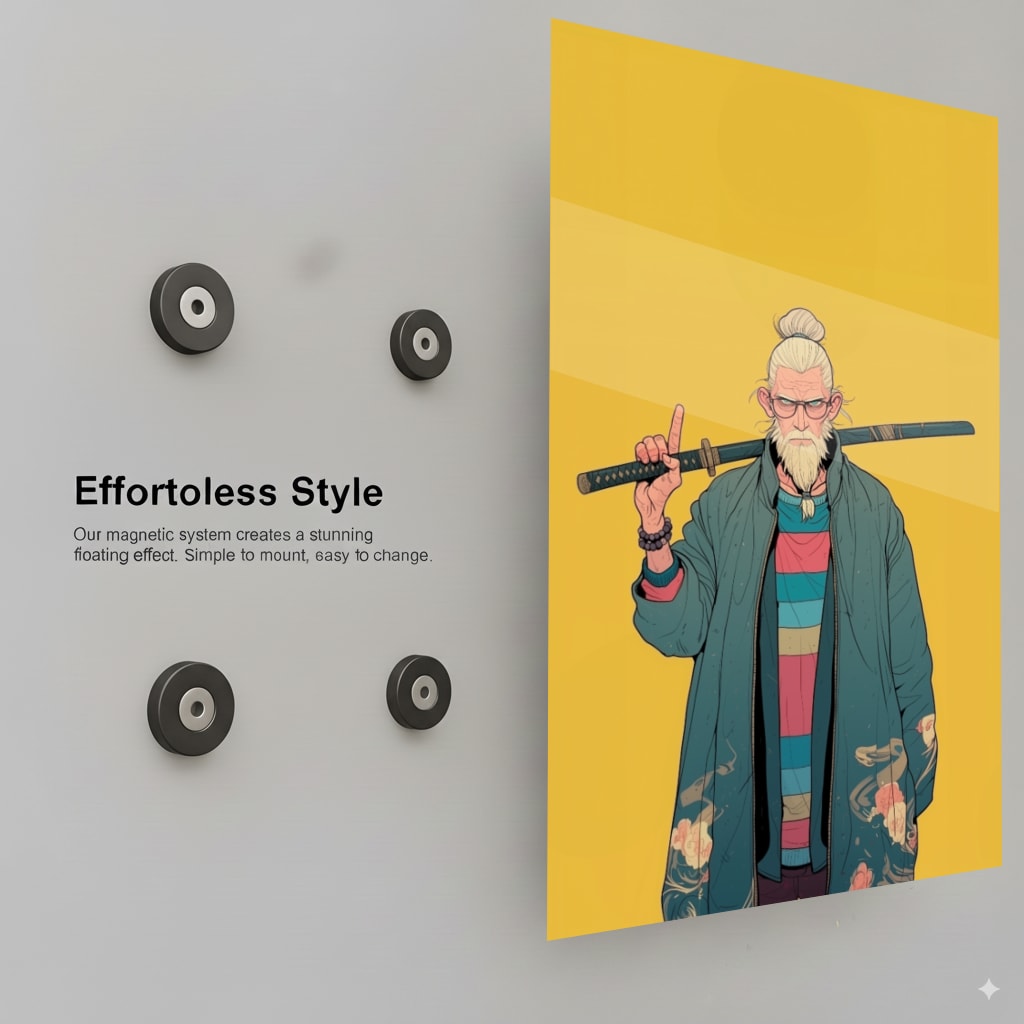 Musashi -Modern Samurai Dude- - Installation Mockup