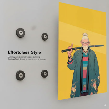 Musashi -Modern Samurai Dude- - Installation Mockup