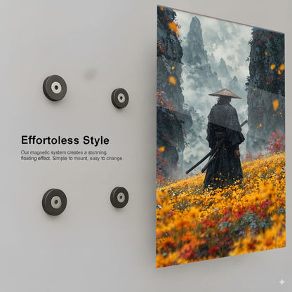 Samurai's Golden Meadow - Installation Mockup