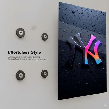 Dripping Colorful Logo - Installation Mockup