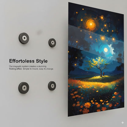 Luminous Tranquil Night - Installation Mockup