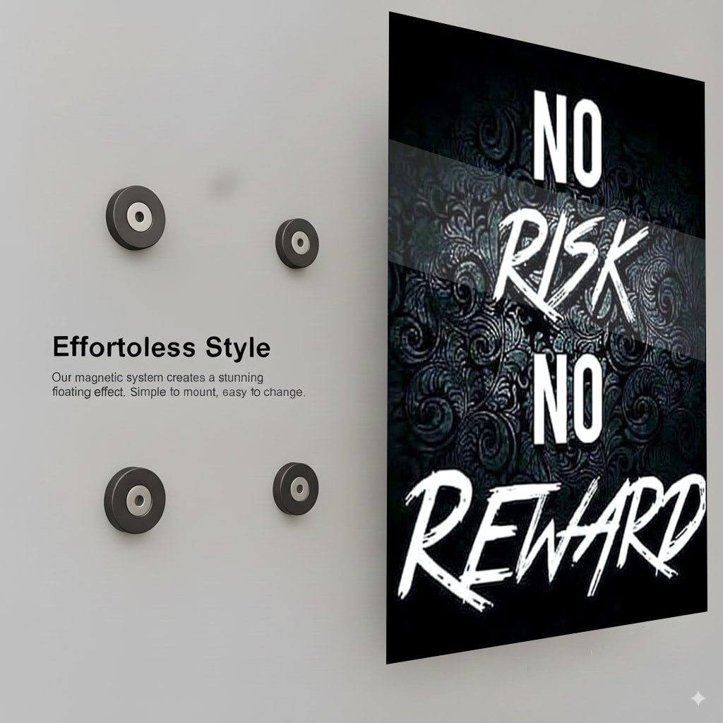 Risk Equals Reward - Installation Mockup