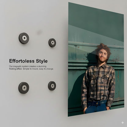 Teal Wall Portrait - Installation Guide