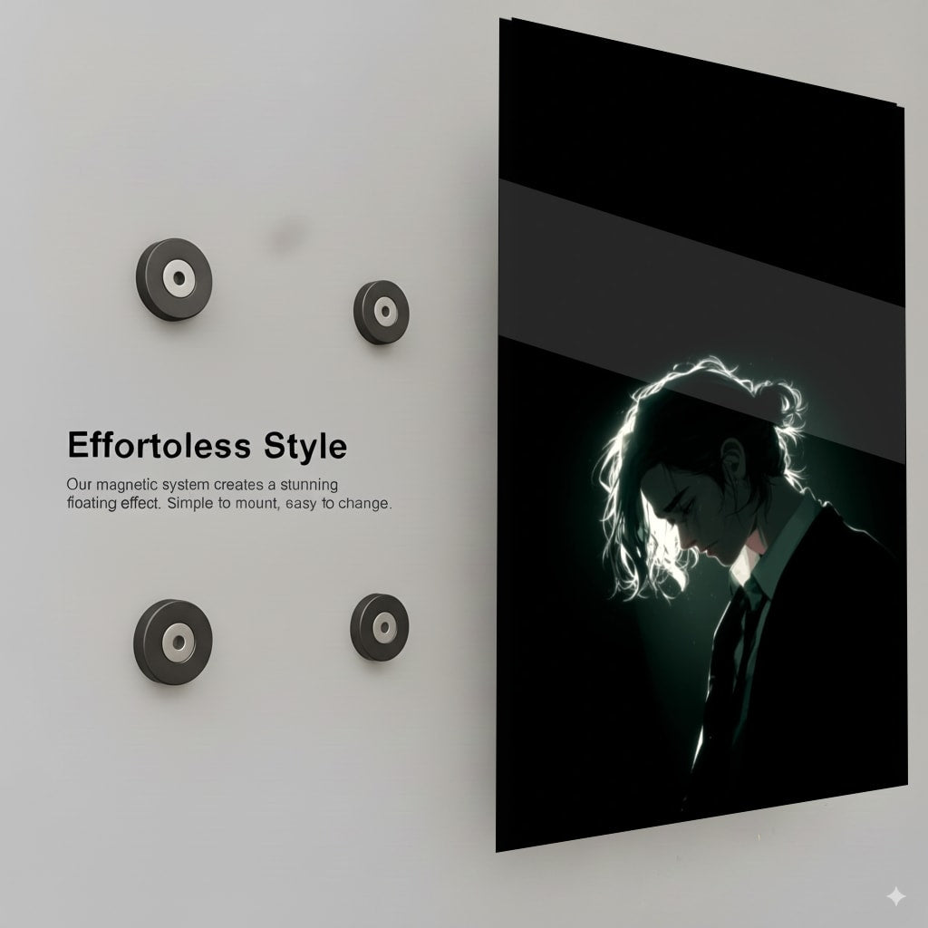 Melancholy Silhouette Glow - Installation Mockup