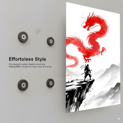 Dragon's Red Stare - Installation Mockup