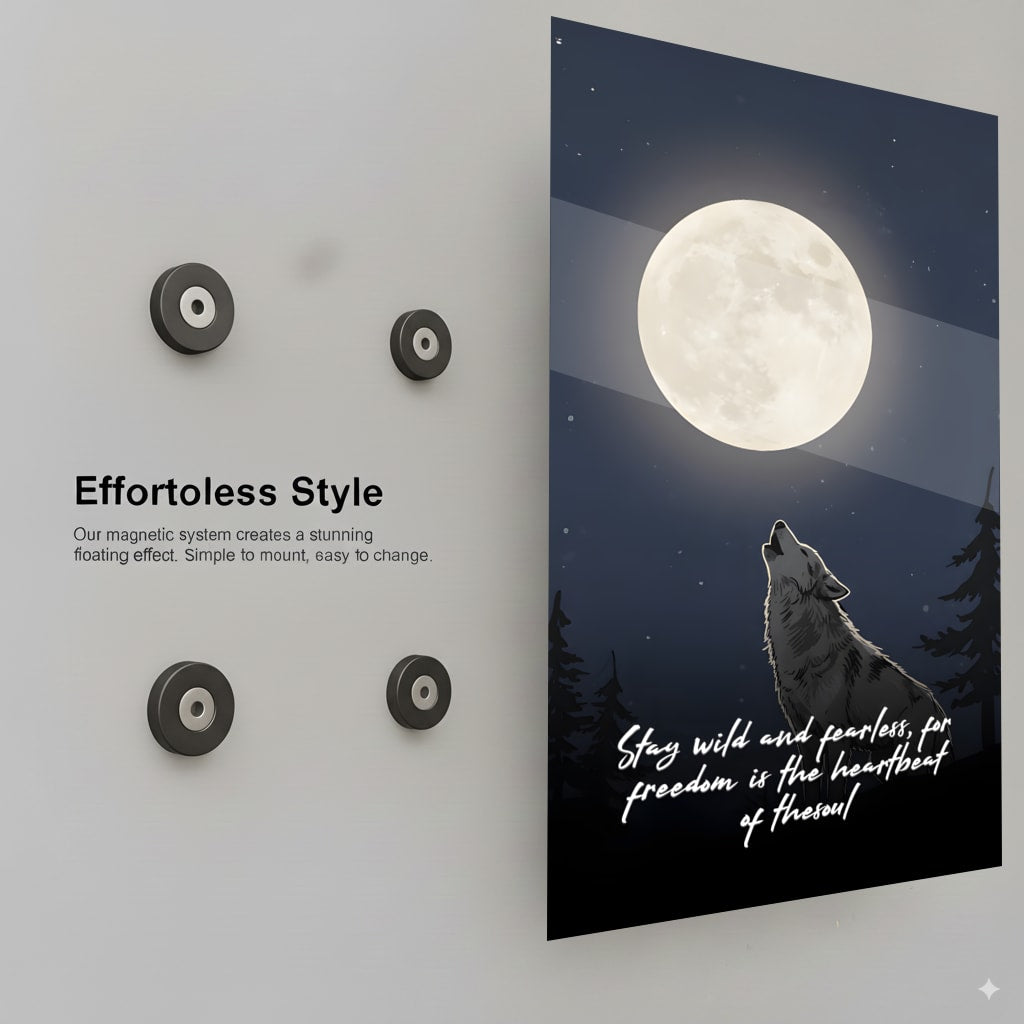 Lunar Wolf Serenade - Installation Mockup