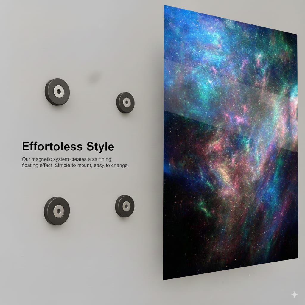 Cosmic Colorful Chaos - Installation Mockup